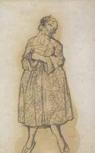 Costume design for the ballet Les femmes de bonne humeur The Good-Humoured Ladies by Leon Bakst