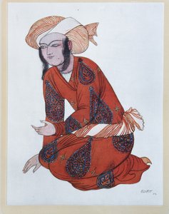 Costume design for the ballet Sheherazade by N. Rimsky-Korsakov by Leon Bakst
