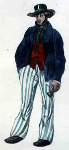 Costume for the Seaman, from La Boutique Fantastique by Leon Bakst