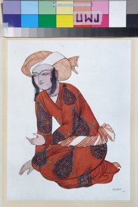 Costume Design for the Ballet Sheherazade by Nikolai Rimsky-Korsakov by Leon Bakst