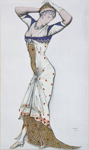 Design of a modern Dress, 1910s by Leon Bakst