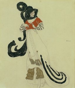 Fancy Dress Costume Design, c. 1914 by Leon Bakst