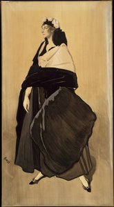 Portrait of the Russian Dancer Ida Rubinstein by Leon Bakst