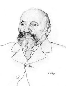 Portrait of Russian composer Mily Balakirev