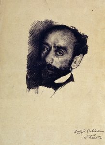 Portrait of the artist Isaac Levitan by Leon Bakst