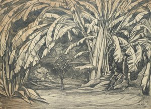 Stage design for the ballet Sleeping Beauty by P. Tchaikovsky