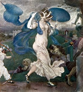The Downpour, set design for a ballet, 1906