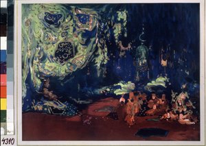Decor for the ballet "Sheherazade" by Leon Bakst