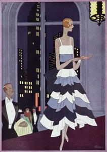 Under the Eyes of New York Skyscrapers, fashion plate from 