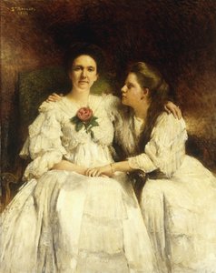 Mother and Daughter by Leon Bonnant