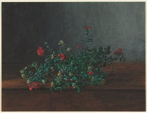 Still Life with Wild Flowers by Léon Bonvin