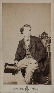 Portrait of the Composer Louis Diémer, 1843-1919, c. 1875 by Leon Cremiere