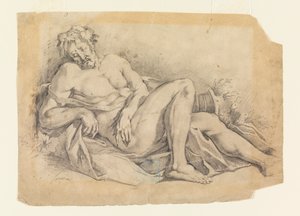 Bacchus Sleeping (after Poussin)