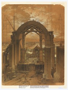 Rendering of the Crossing of the Cathedral of St. John the Divine, New York, NY