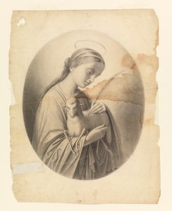 Saint Agnes by Leon Dabo