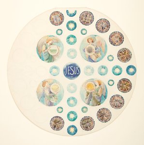 Study for Rose Window for St. John the Baptist Church, Brooklyn, NY