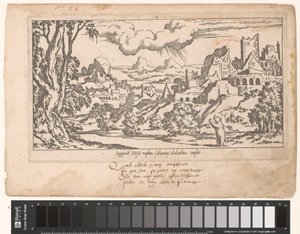 Callisto as a Bear Pleads to Jupiter in a Landscape with Ruins (The Fable of Callisto series) (Myth of Callisto series) by Leon Davent