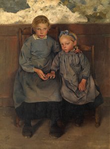 Two Walloon Country Girls by Leon Henri Marie Frederic