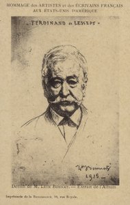Ferdinand de Lesseps, French Entrepreneur and Canal Builder by Leon Joseph Florentin Bonnat