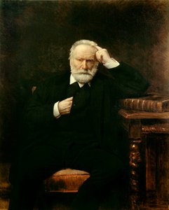 Portrait of the French writer Victor Hugo