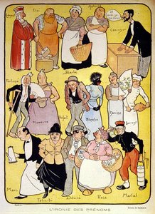 The Irony of Names, early twentieth century illustration for 