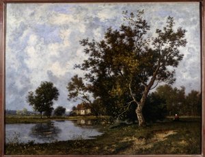 Landscape a la Mare by Leon Richet