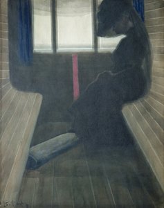 The Woman on the Train, The Widow by Leon Spilliaert
