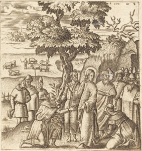 Christ Heals a Sick Woman by Leonard Gaultier