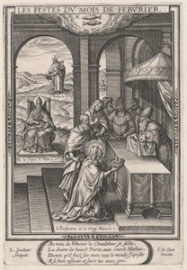 February: The Purification of the Virgin by Leonard Gaultier