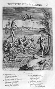 Neptune with Amymone, Daughter of Danaus, Whom He Prevents Being Assaulted by a Satyr