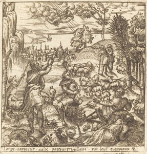 The Annunciation to the Shepherds by Leonard Gaultier