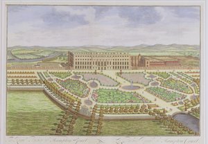 The Royal Palace of Hampton Court by Leonard Knyff