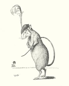 And the Rat, Wore a Feather in his Hat by Leonard Leslie Brooke