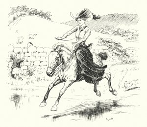 I had a little pony, his name was Dapple-grey by Leonard Leslie Brooke