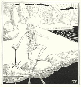 If All the World Was Apple-pie, and All the Sea Was Ink by Leonard Leslie Brooke