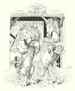 The lion and the unicorn, were fighting for the crown by Leonard Leslie Brooke