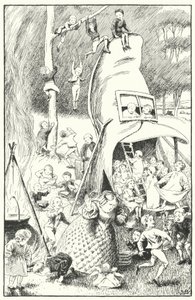 There was an old woman who lived in a shoe by Leonard Leslie Brooke
