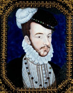 Portrait of Charles IX, King of France (1550-1574) by Leonard Limosin