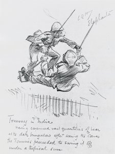 Tommy in India by Leonard Raven Hill