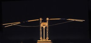 Machine for flying with wing wings. Model from the drawing of Leonardo da Vinci. Museum of Science and Technology, Milan. by Leonardo da (after) Vinci