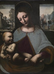 Virgin and Child by Leonardo da (circle of) Vinci