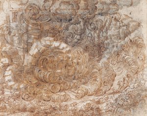 A Deluge by Leonardo da Vinci
