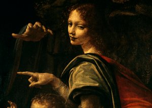 Virgin with Rocks (detail)