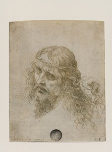 Head of Christ Crowned with Thorns by Leonardo da Vinci