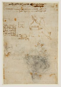 Head of an Old Man and Studies of Machinery