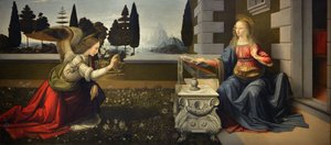 The Annunciation by Leonardo da Vinci