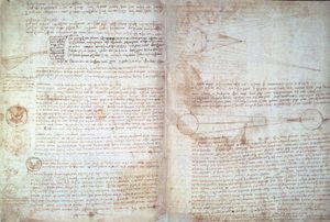 Leonardo da Vinci, Pages from Cod. Hammer by Leonardo da Vinci