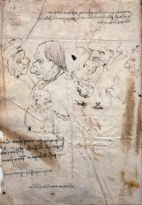 Male Caricatures and Library List, Codex Trivulzianus