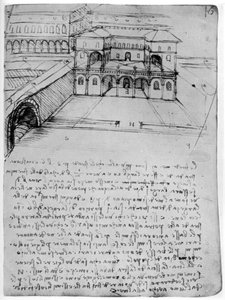 Plan for an Ideal City, 1488-1490, 1954 by Leonardo da Vinci