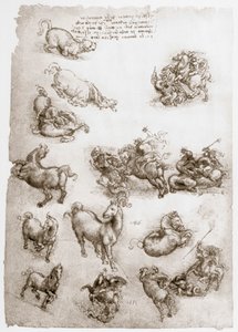 St George and the Dragon by Leonardo da Vinci
